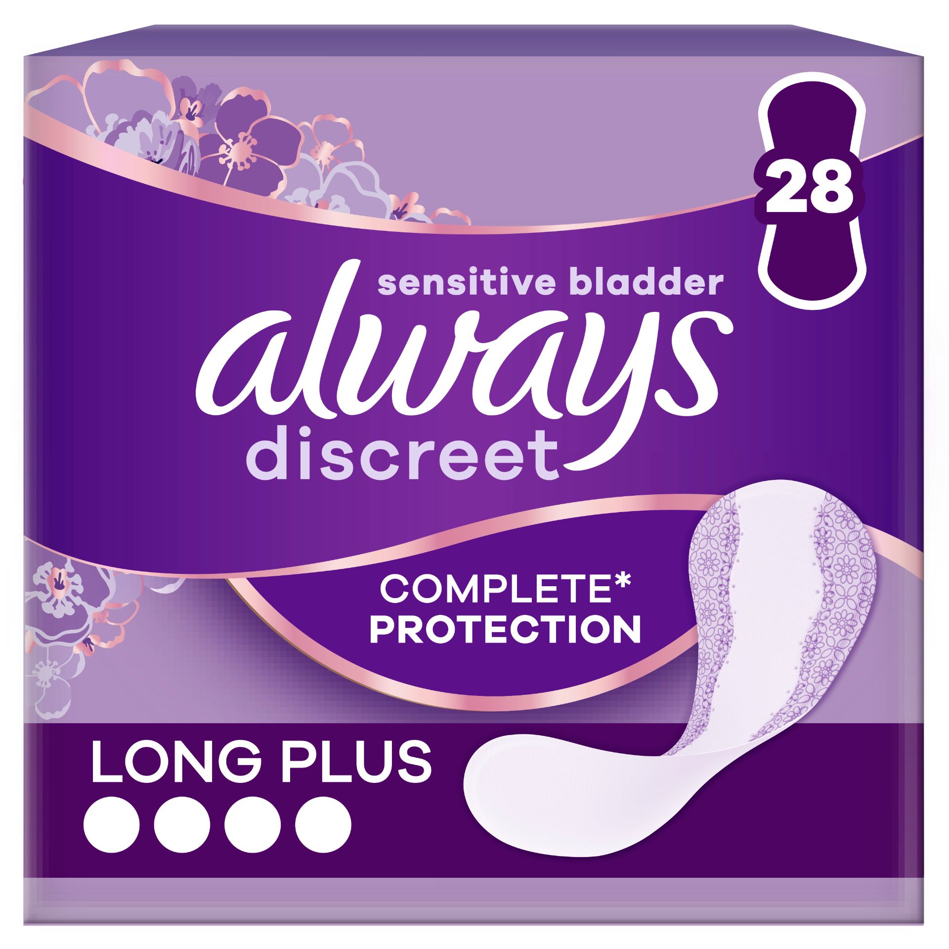 ALWAYS DISCREET ABSORBANTE INCONTINENTA 28BUC LONG PLUS