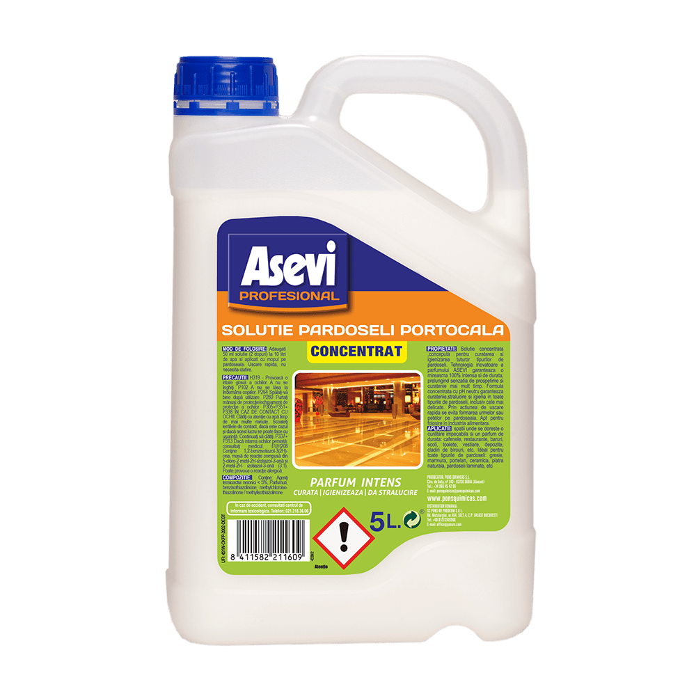 ASEVI PARDOSELI 5L PORTOCALA PROFESIONAL