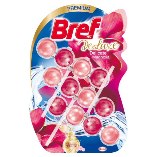 BREF ODORIZANT WC DELUXE 3X50G MAGNOLIA