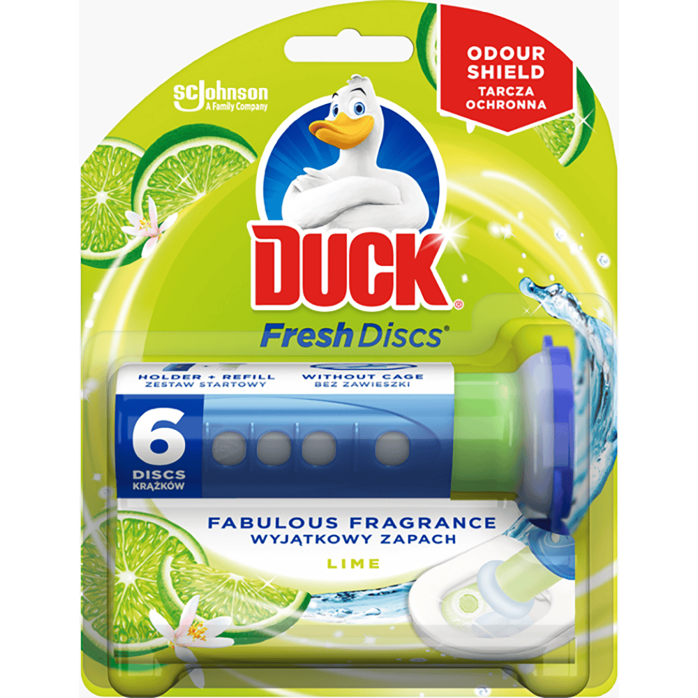 DUCK DISCS ODORIZANT WC GEL 36ML LIME