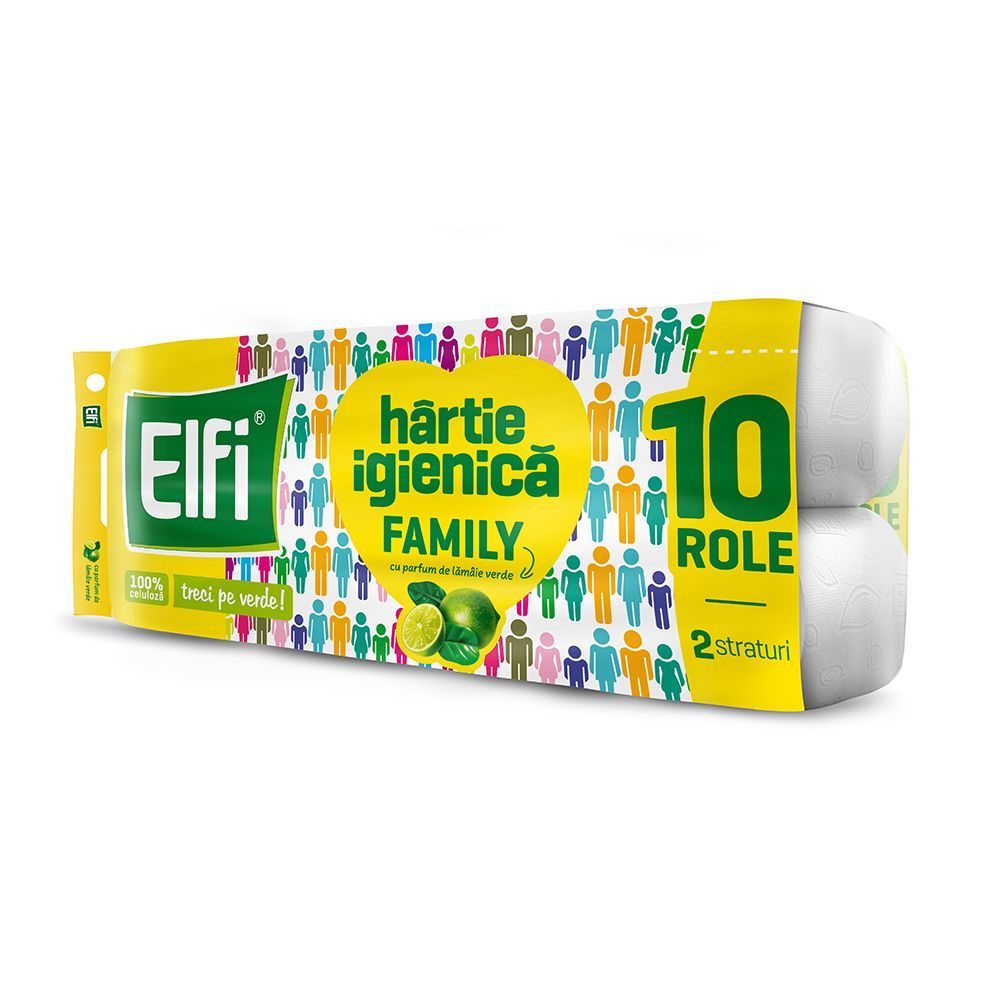ELFI FAMILY HARTIE IGIENICA 2STR 10ROLE LAMAIE
