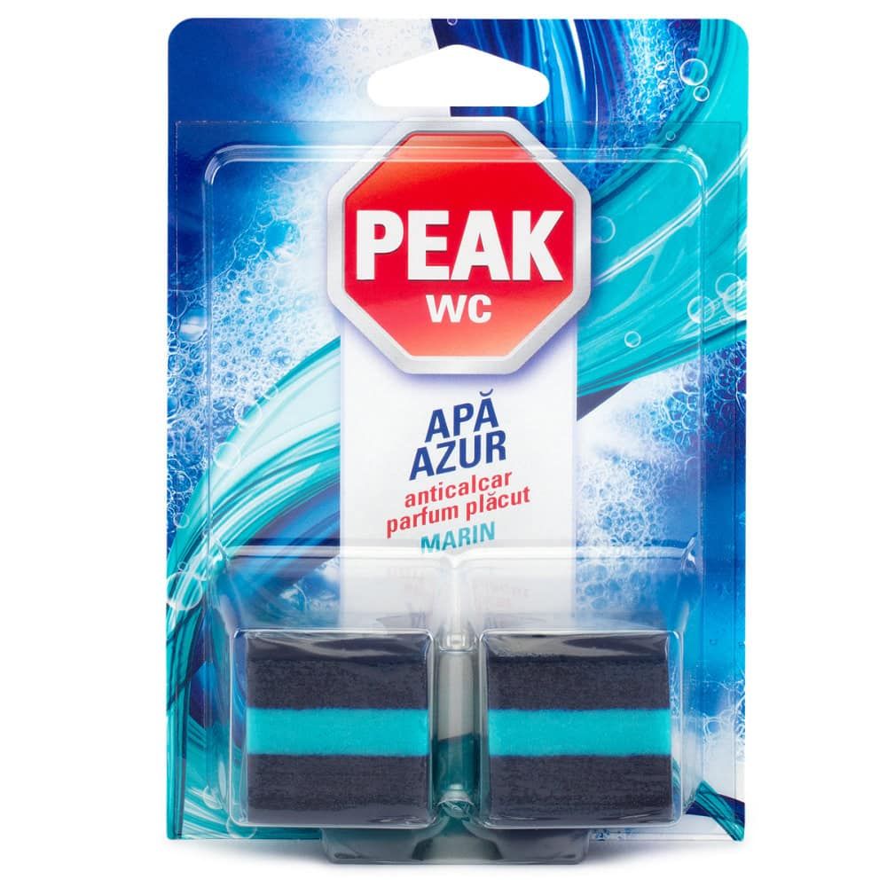 PEAK ODORIZANT WC BAZIN SAFIR 2X50G MARIN