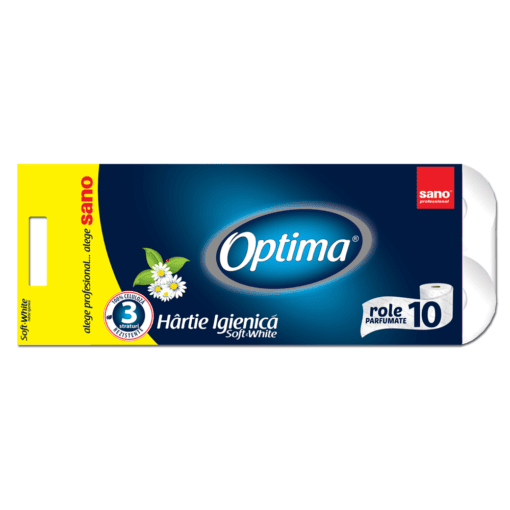SANO OPTIMA HARTIE IGIENICA 3STR 10ROLE