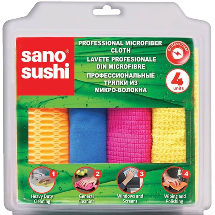 SANO SUSHI LAVETE USCATE 4BUC SET MICROFIBRA