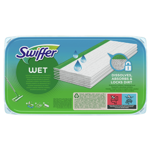 SWIFFER REZERVA LAVETE UMEDE MOP 10BUC