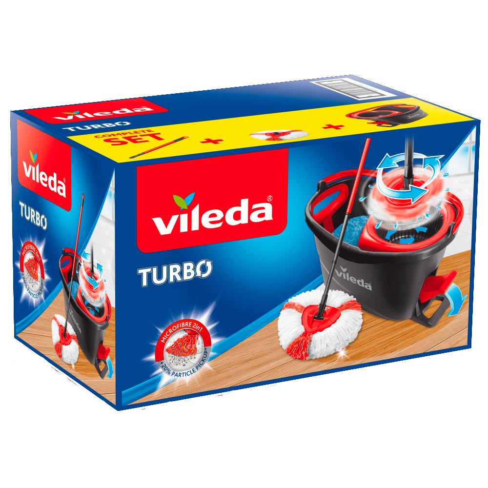 VILEDA TURBO 2IN1 GALEATA CU STORCATOR+MOP ROTATIV